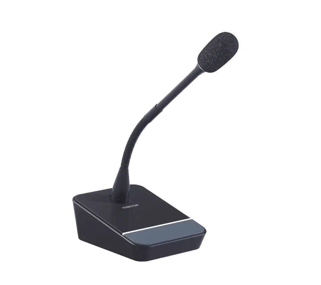 Microphone de bureau à condensateur avec indicateur LED-MICSET-C32LED