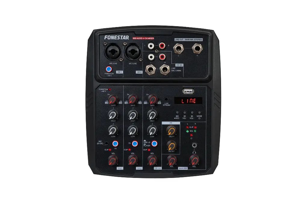 Table de mixage MIX4LIVE