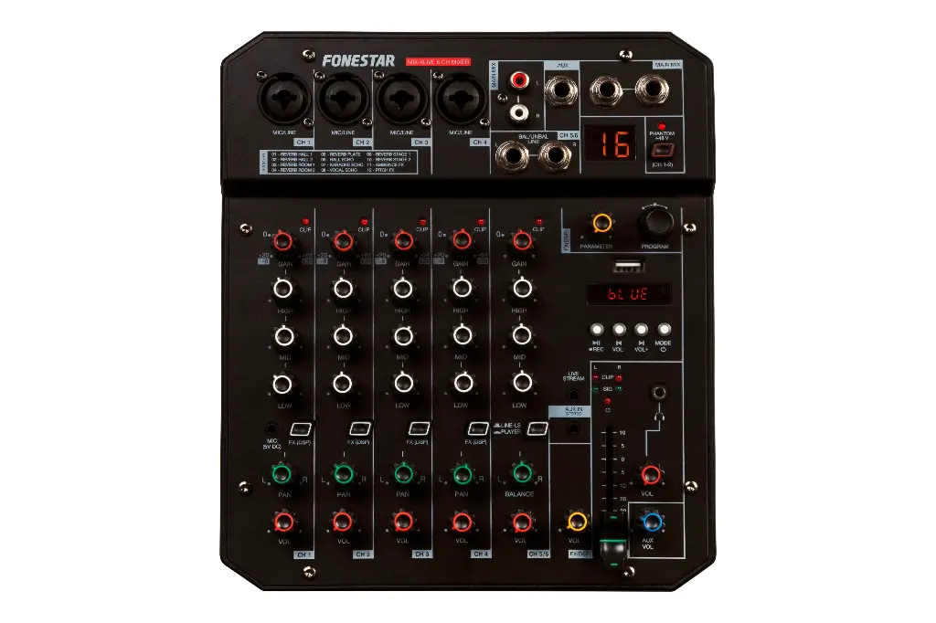 Table de mixage MIX6LIVE